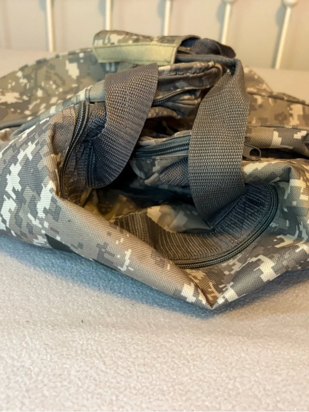 NRA Digital Camo Duffle Bag Tactical Gym Travel Hunting Multi Pocket